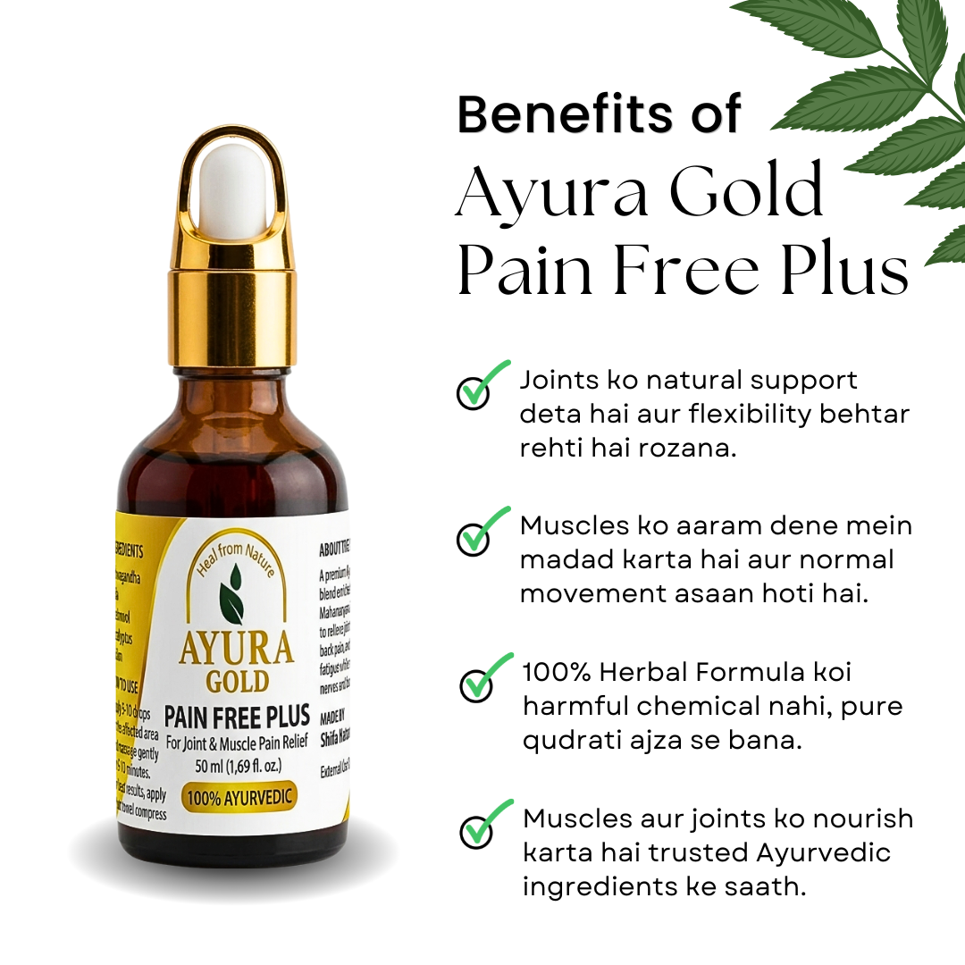 Ayura Gold Pain Free Plus Pack of 2 Bottles – Most Popular