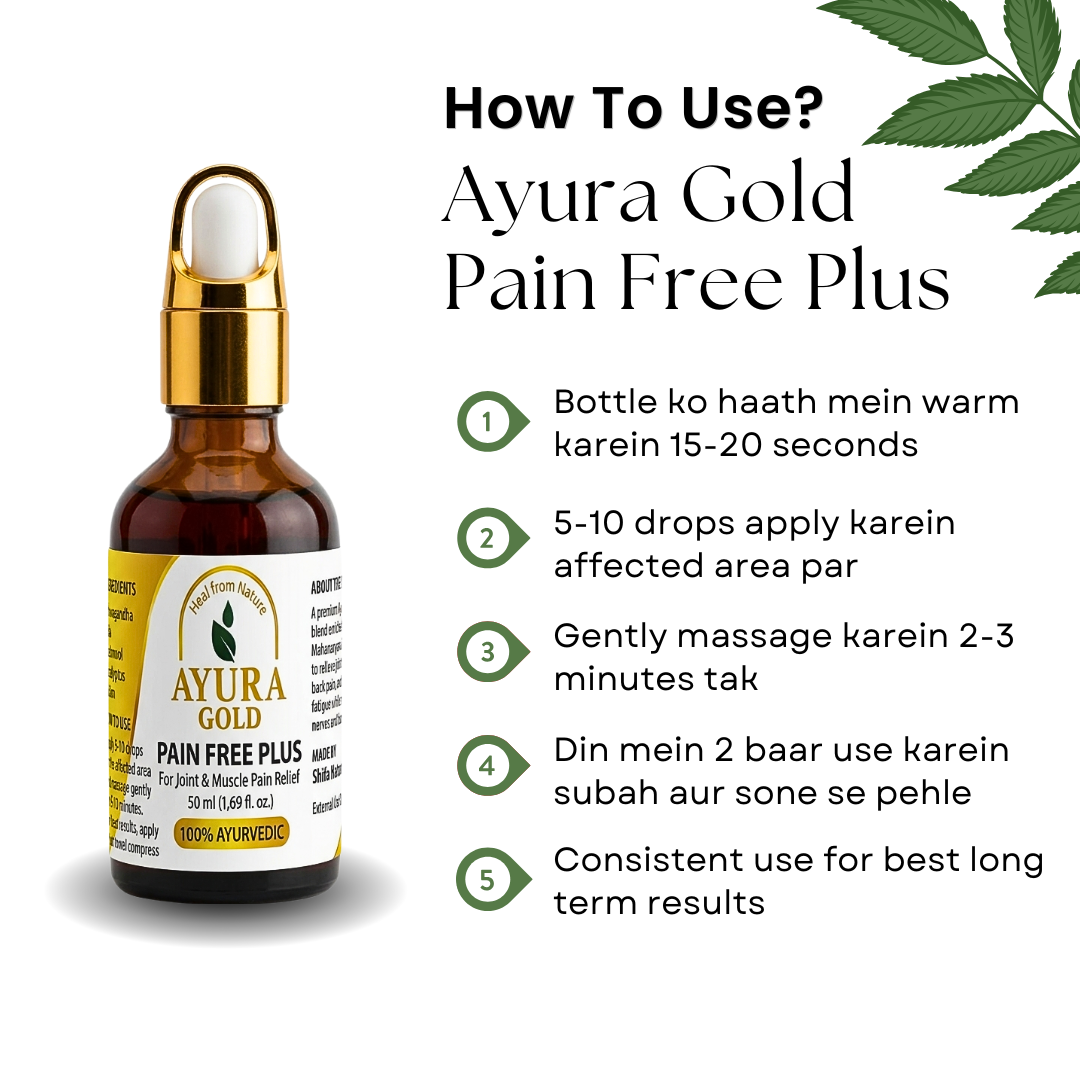 Ayura Gold Pain Free Plus Pack of 2 Bottles – Most Popular