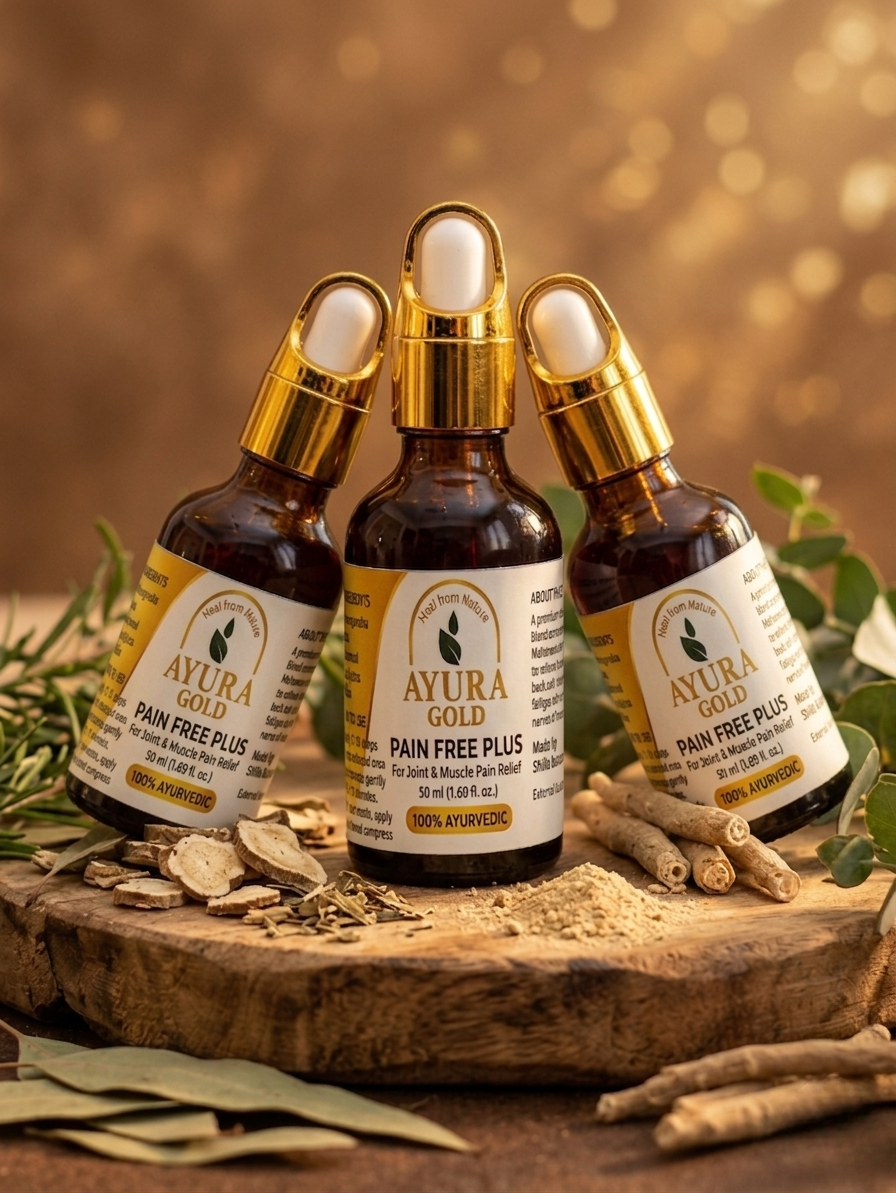Ayura Gold Pain Free Plus Pack of 3 Bottles